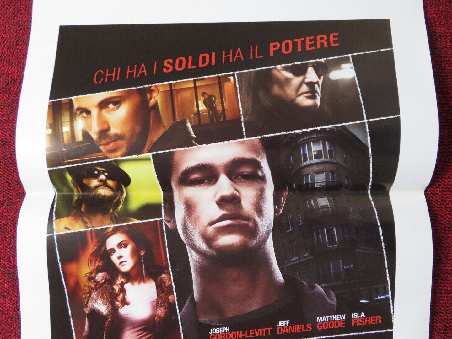 THE LOOKOUT  ITALIAN LOCANDINA (27.5"x13") POSTER JOSEPH GORDAN-LEVITT 2007