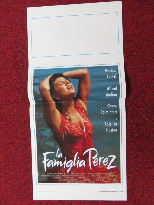 THE PEREZ FAMILY ITALIAN LOCANDINA (27.5"x13") POSTER MARISA TOMEI 1995