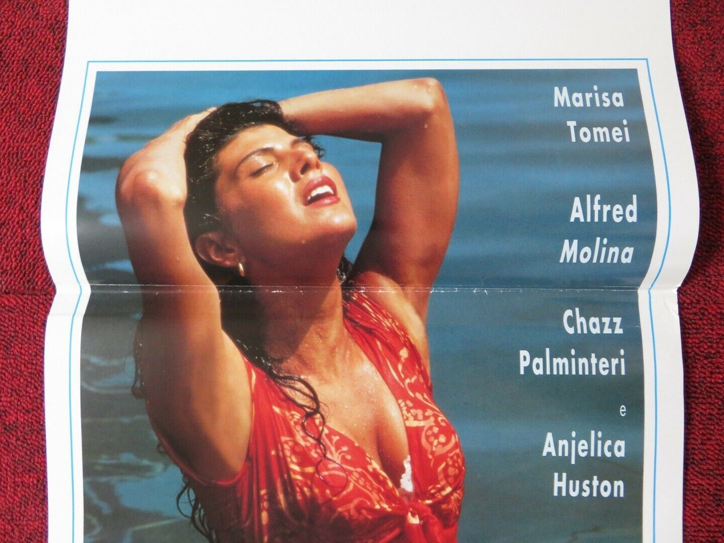 THE PEREZ FAMILY ITALIAN LOCANDINA (27.5"x13") POSTER MARISA TOMEI 1995