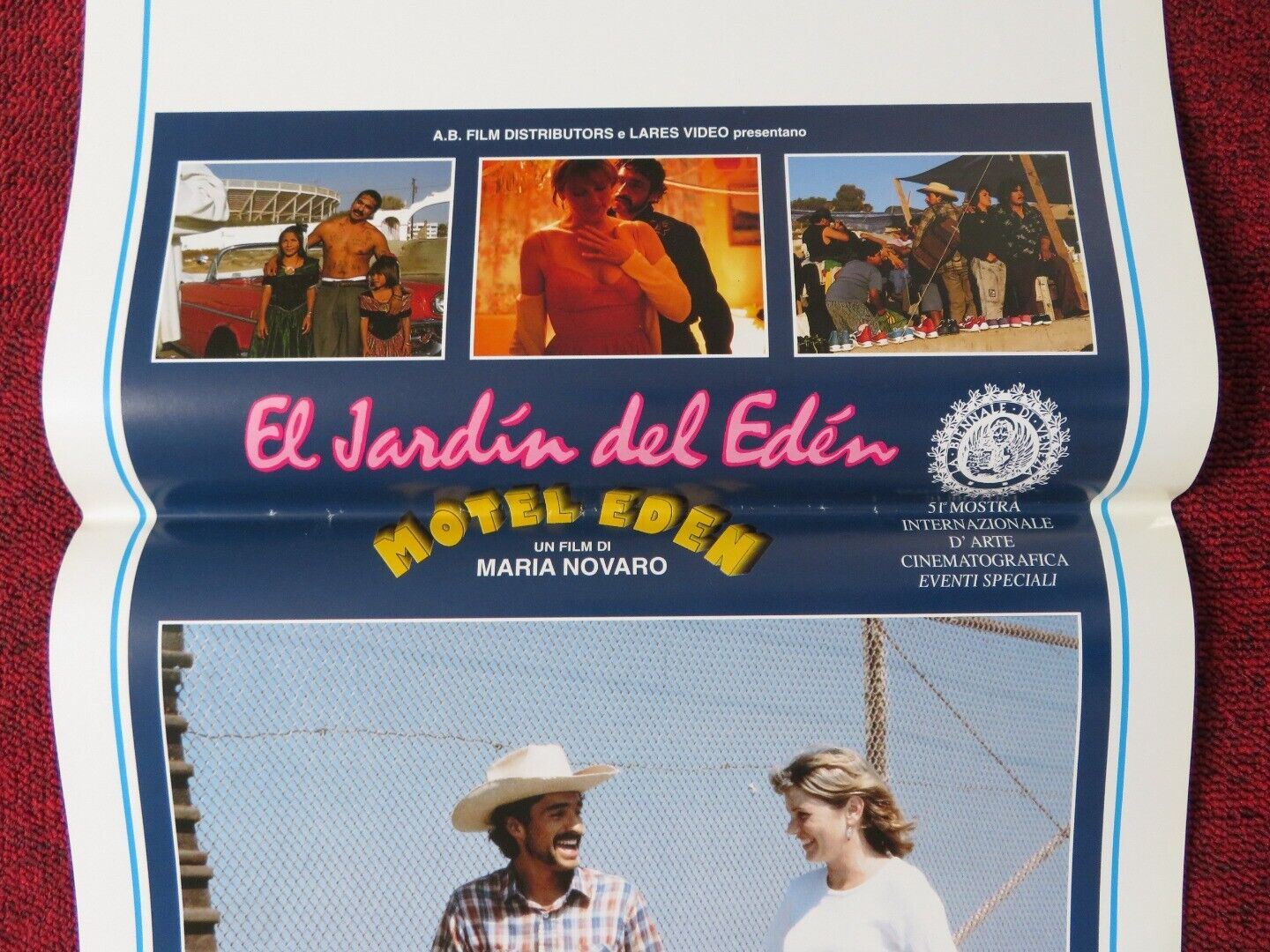 EL JARDIN DEL EDEN ITALIAN LOCANDINA (27.5"x12.5") POSTER RENEE COLEMAN 1995