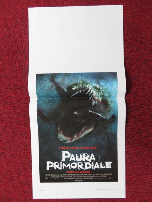 PRIMEVAL ITALIAN LOCANDINA (27.5"x13") POSTER D PURCELL B LANGTON 2004