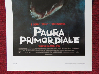 PRIMEVAL ITALIAN LOCANDINA (27.5"x13") POSTER D PURCELL B LANGTON 2004