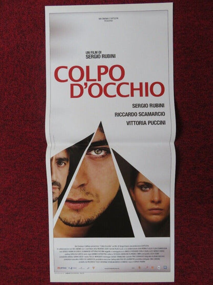 COLPO D'OCCHIO ITALIAN LOCANDINA (27.5"x12.5") POSTER SERGIO RUBINI 2008