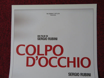 COLPO D'OCCHIO ITALIAN LOCANDINA (27.5"x12.5") POSTER SERGIO RUBINI 2008