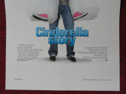 CINDERELLA STORY  ITALIAN LOCANDINA (27.5"x13") POSTER HILARY DUFF 2004