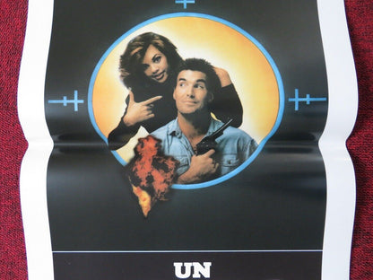 UNDER THE GUN  ITALIAN LOCANDINA (27.5"x13") POSTER SAM JONES 1988