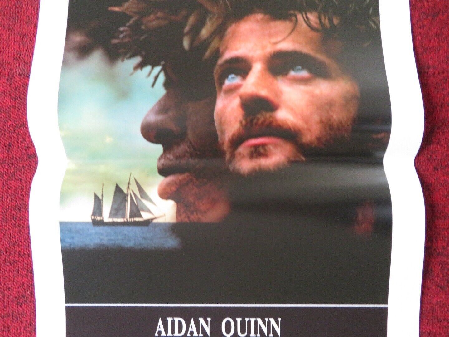 CRUSOE  ITALIAN LOCANDINA (27.5"x13") POSTER AIDAN QUINN ELVIS PAYNE 1989