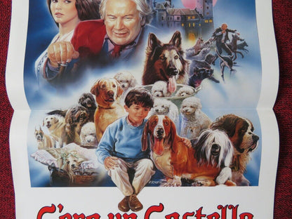 CERA UN CASTELLO CON QUARANTA CANI ITALIAN LOCANDINA (27.5"x13") POSTER 1990