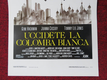 THE PACKAGE ITALIAN LOCANDINA (27.5"x13") POSTER GENE HACKMAN JOANNA CASSIDY '89