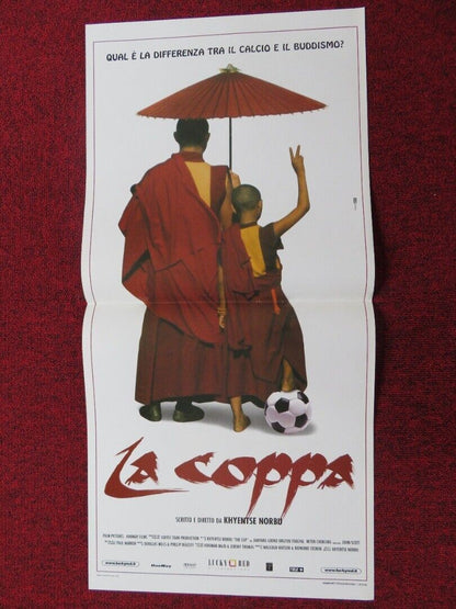 THE CUP ITALIAN LOCANDINA (27.5"x13") POSTER KHYENTSE NORBU ORGYEN TOBGYAL 1999