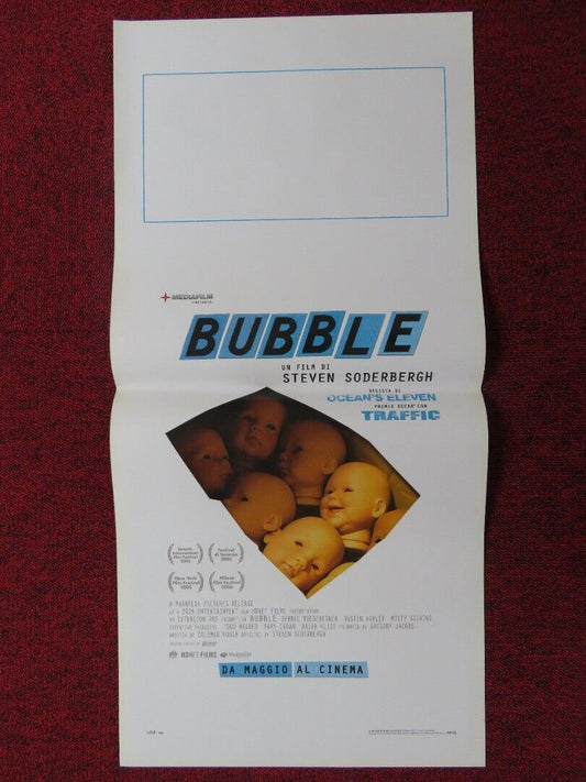 BUBBLE ITALIAN LOCANDINA (27.5"x13") POSTER STEVEN SODERBERGH 2005