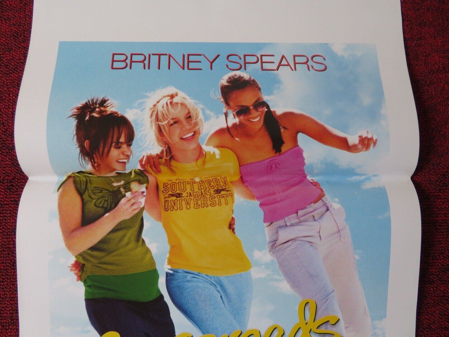 CROSSROADS  ITALIAN LOCANDINA (27.5"x13") POSTER BRITNEY SPEARS A MOUNT 2002