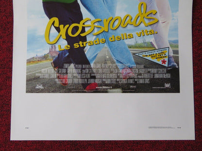 CROSSROADS  ITALIAN LOCANDINA (27.5"x13") POSTER BRITNEY SPEARS A MOUNT 2002