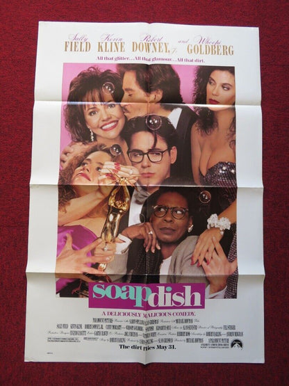 SOAPDISH FOLDED US ONE SHEET POSTER ROBERT DOWNEY JR. WHOOPI GOLDBERG 1991