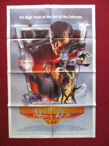 METALSTORM: THE DESTRUCTION OF JARED-SYN FOLDED US ONE SHEET POSTER 1983