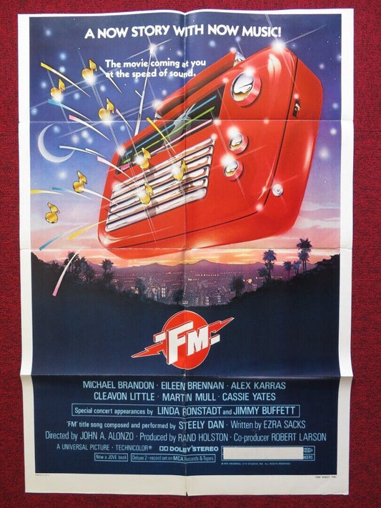 FM FOLDED US ONE SHEET POSTER MICHAEL BRANDON EILEEN BRENNAN 1978