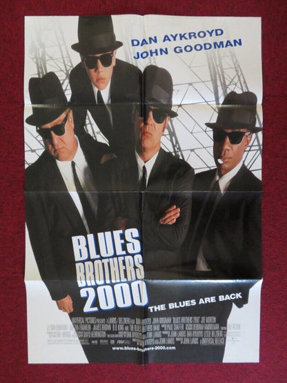 BLUES BROTHERS 2000 ONE FOLDED US ONE SHEET POSTER DAN ACKROYD JOHN GOODMAN 1997