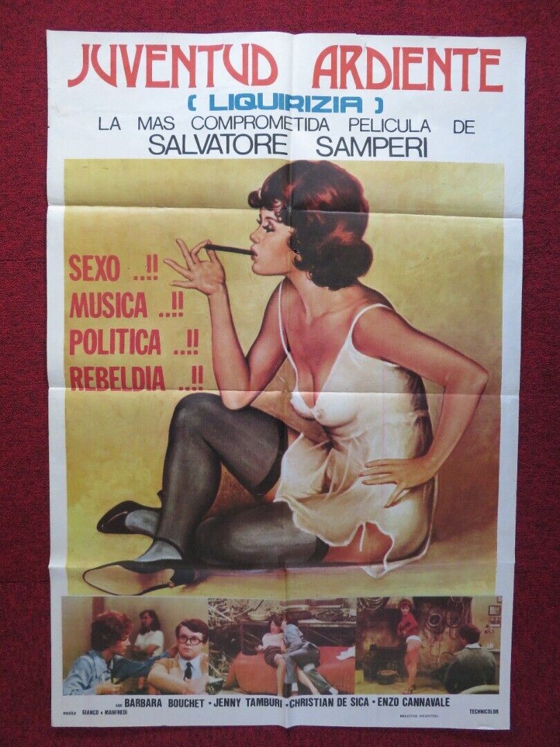 LIQUIRIZIA FOLDED ARGENTINA ONE SHEET POSTER MASSIMO ANZELLOTTI GIGI BALLISTA