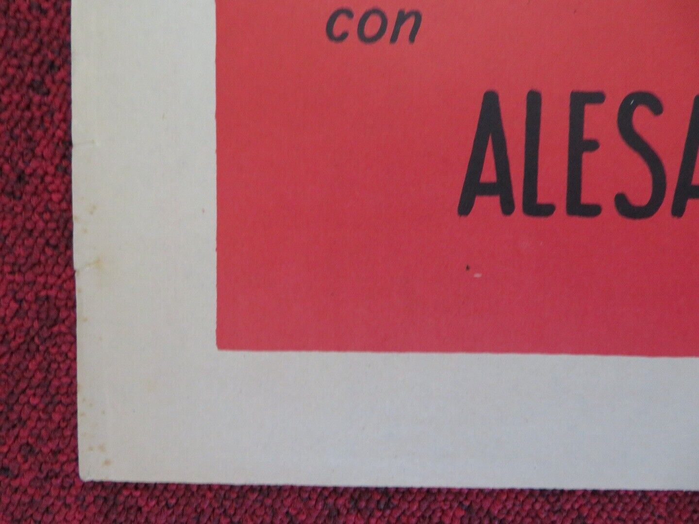 SIGNAL OVER THE CITY FOLDED ARGENTINA ONE SHEET POSTER ALEKSANDER GAVRIC 1960