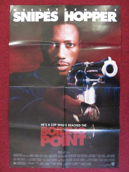 BOILING POINT ONE FOLDED US ONE SHEET POSTER WESLEY SNIPES DENNIS HOPPER 1993