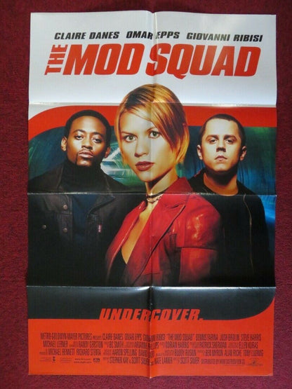 THE MOD SQUAD ONE FOLDED US ONE SHEET POSTER CLAIRE DANES GIOVANNI RIBISI 1998