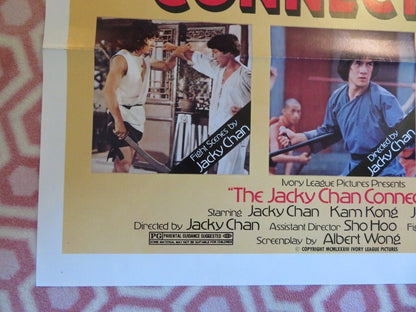 THE JACKY CHAN CONNECTION / Shaolin Wooden Men US ROLLED POSTER KAM KONG 1970/80