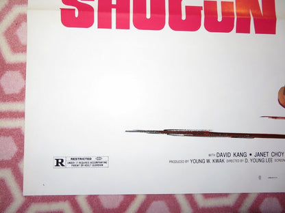 KILL THE SHOGUN US ROLLED POSTER DAVID KING JANET CHOY 1975