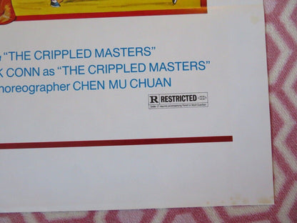 THE CRIPPLED MASTERS / Tian can di que US ROLLED POSTER FRANKIE SHUM JACK CONN