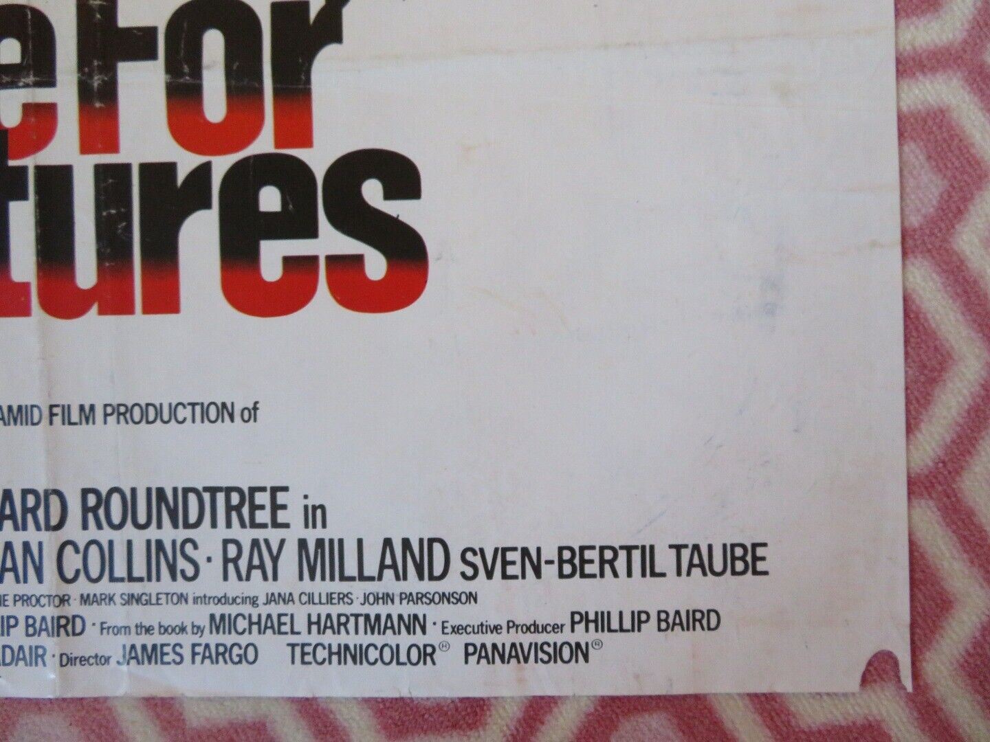 GAME FOR VULTURES (27" X 39") UK ROLLED POSTER RICHARD HARRIS R.ROUNDTREE 1979