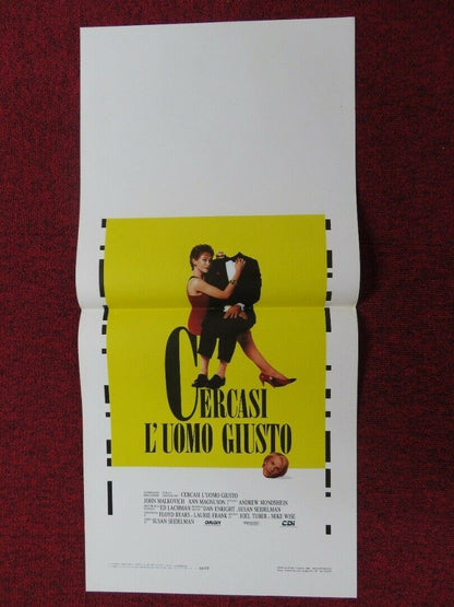 MAKING MR. RIGHT ITALIAN LOCANDINA (27.5"x13") POSTER ANN MAGNUSON 1987