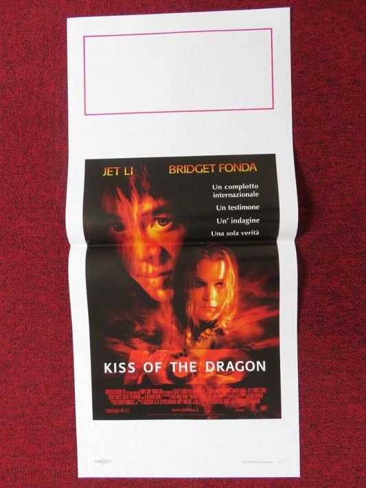 KISS OF THE DRAGON ITALIAN LOCANDINA (27.5"x13") POSTER JET LI B FONDA 1987