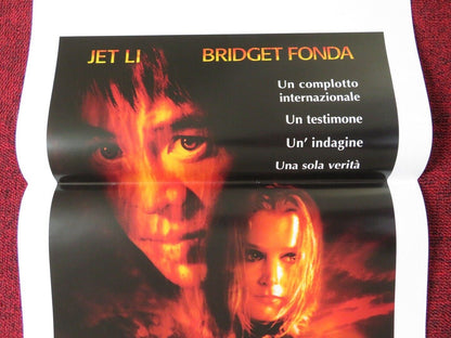 KISS OF THE DRAGON ITALIAN LOCANDINA (27.5"x13") POSTER JET LI B FONDA 1987