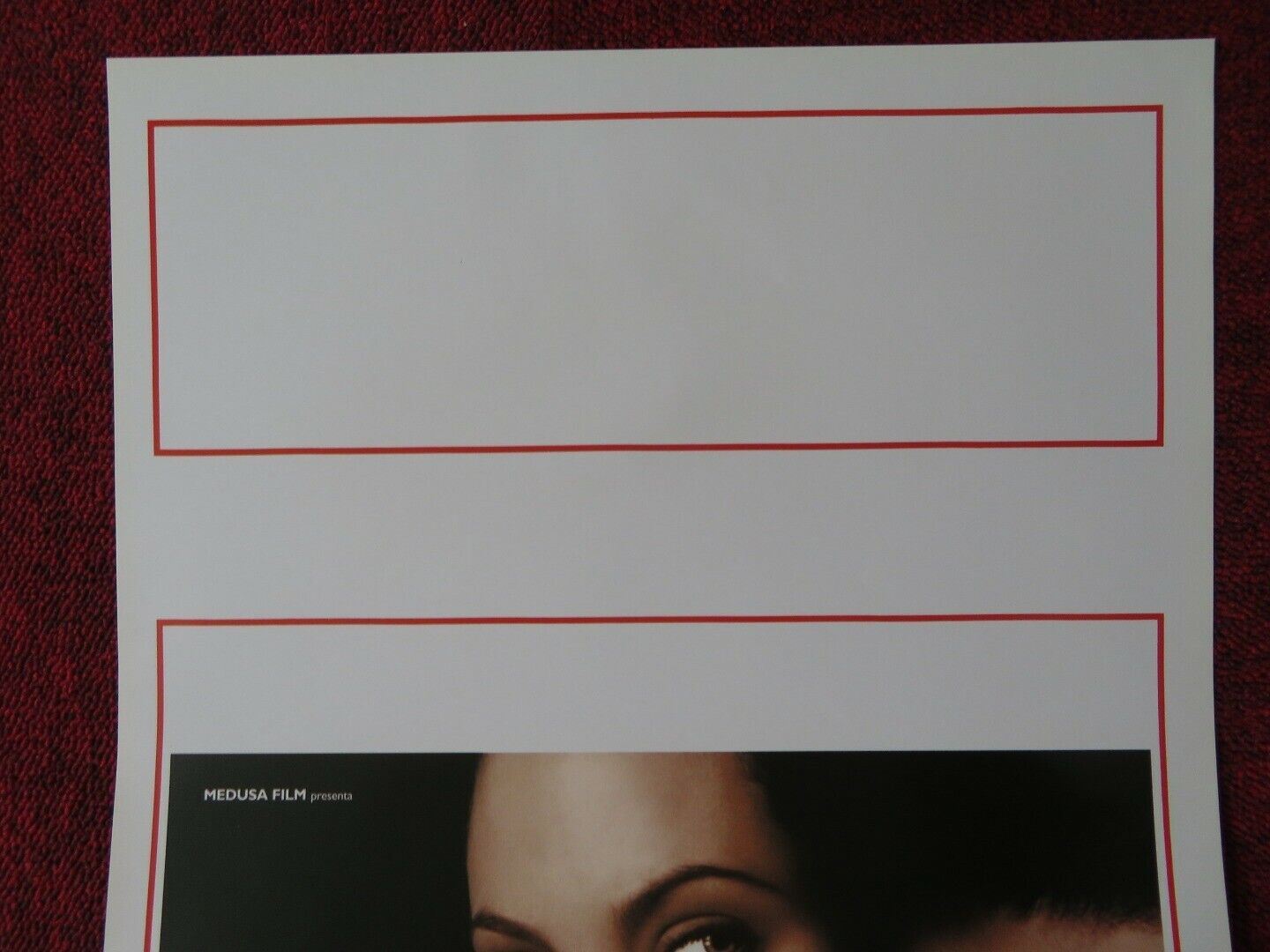 ORIGINAL SIN  ITALIAN LOCANDINA (27.5"x13") POSTER ANGELINA JOLIE 2001