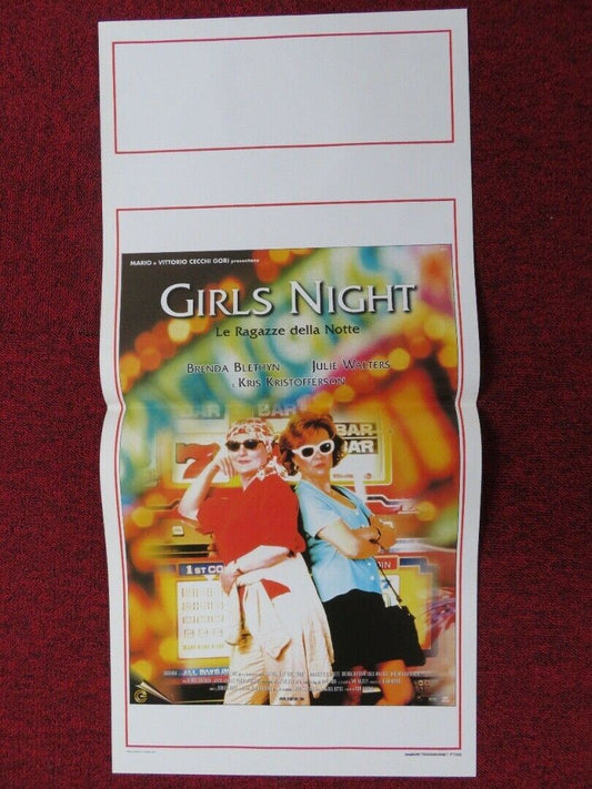 GIRLS' NIGHT  ITALIAN LOCANDINA (27.5"x13") POSTER JULIE WALTERS 2000