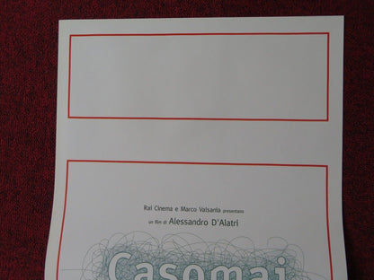 CASOMAI ITALIAN LOCANDINA (27.5"x13") POSTER STEFANIA ROCCA 2002