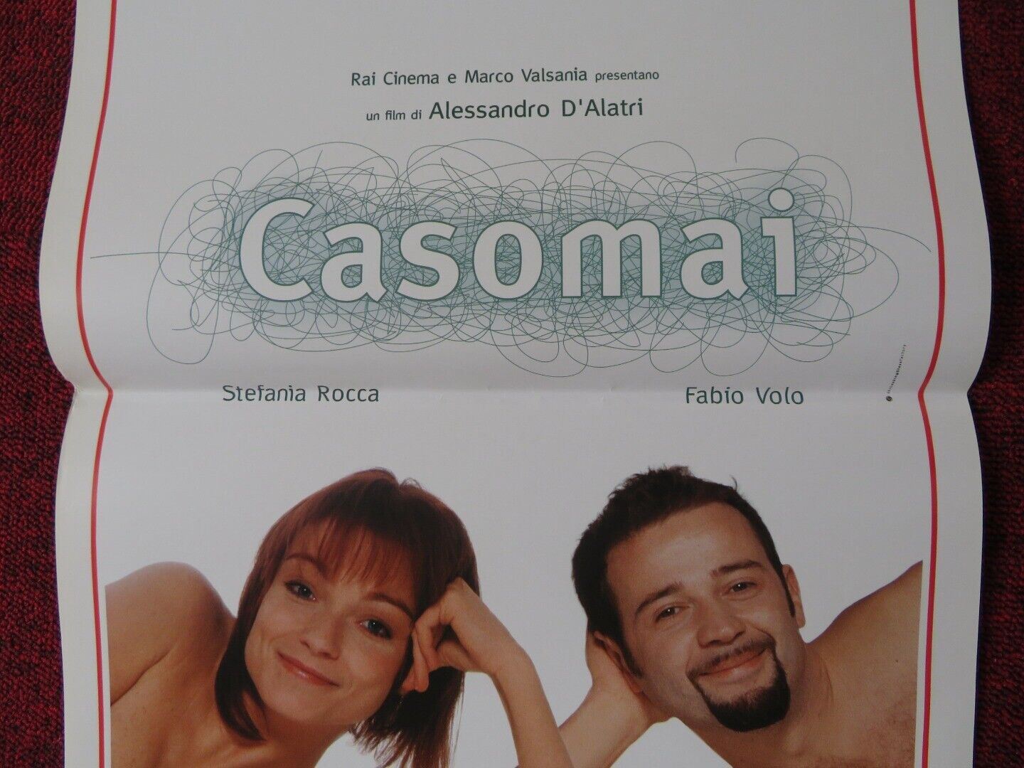 CASOMAI ITALIAN LOCANDINA (27.5"x13") POSTER STEFANIA ROCCA 2002