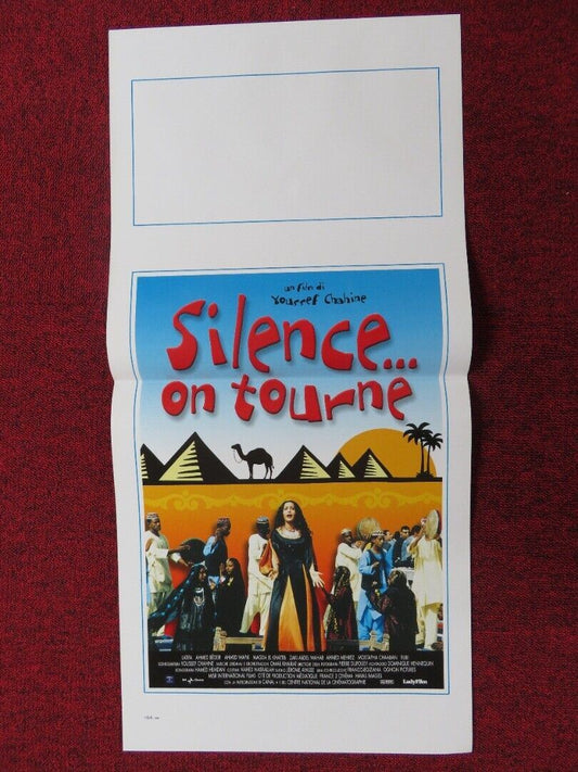 SILENCE... WE'RE ROLLING  ITALIAN LOCANDINA (27.5"x13") POSTER AHMAD BEDEIR 2001