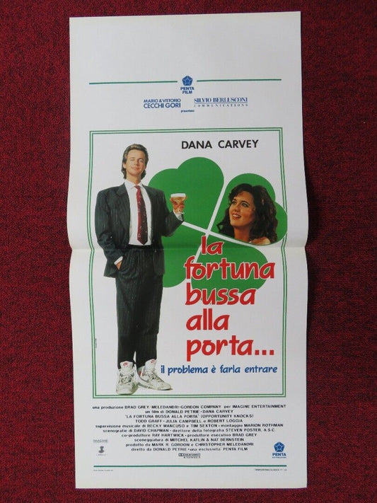 OPPORTUNITY KNOCKS ITALIAN LOCANDINA (27.5"x13") POSTER DANA CARVEY 1992