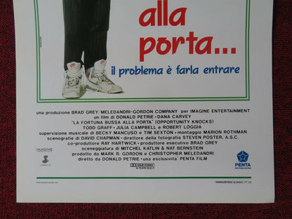 OPPORTUNITY KNOCKS ITALIAN LOCANDINA (27.5"x13") POSTER DANA CARVEY 1992