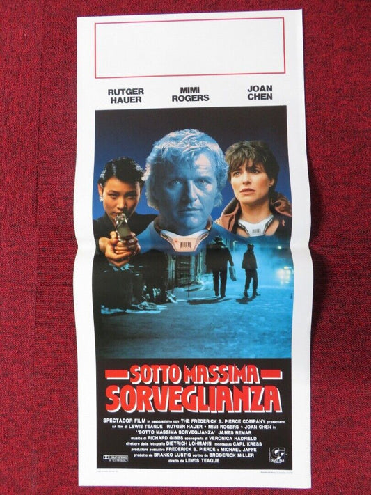 WEDLOCK ITALIAN LOCANDINA (27.5"x13") POSTER RUTGER HAUER MIMI ROGERS 1991