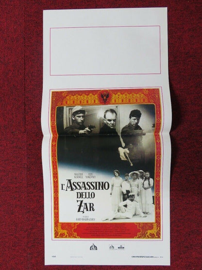 L'ASSASSINO DELLO ZAR ITALIAN LOCANDINA (27.5"x13") POSTER OLEG YANKOVSKY 1991