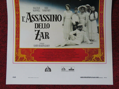 L'ASSASSINO DELLO ZAR ITALIAN LOCANDINA (27.5"x13") POSTER OLEG YANKOVSKY 1991