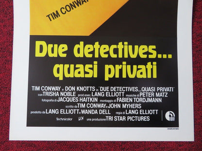 THE PRIVATE EYES  ITALIAN LOCANDINA (27.5"x13") POSTER TIM CONWAY DON KNOTTS '80