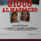 MASSACRE PLAY ITALIAN LOCANDINA (27.5"x13") POSTER DAMIANO DAMIANI 1989