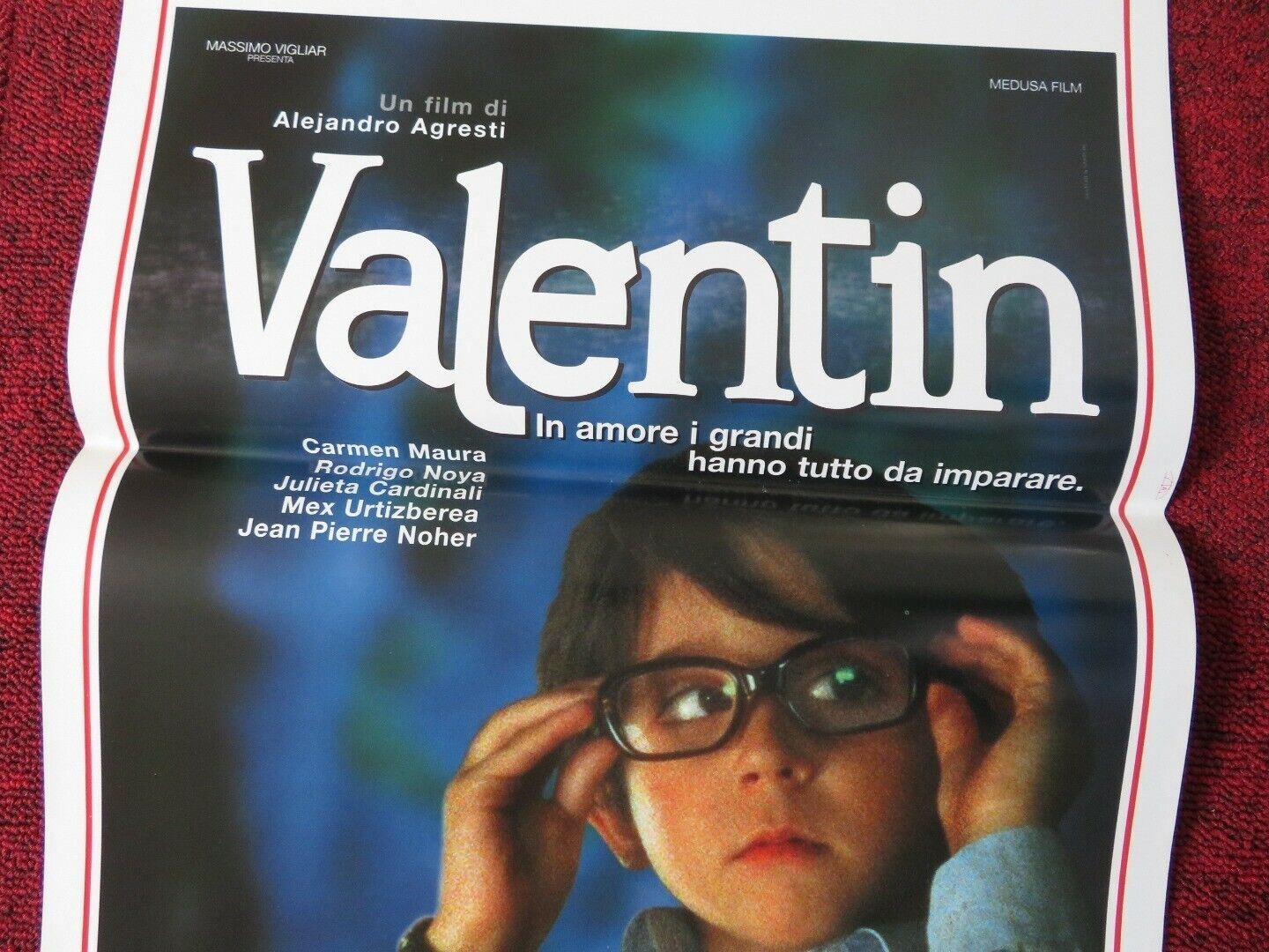 VALENTIN  ITALIAN LOCANDINA (27.5"x13") POSTER ALEJANDRO AGRESTI 2004