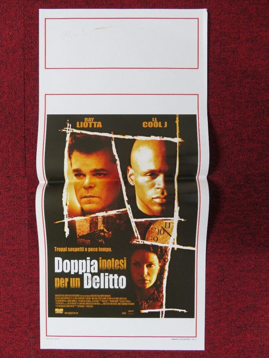 SLOW BURN ITALIAN LOCANDINA (27.5"x13") POSTER RAY LIOTTA LL COOL J 2006