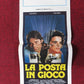 LA POSTA IN GIOCO  ITALIAN LOCANDINA (27.5"x13") POSTER LINA SASTRI 1988