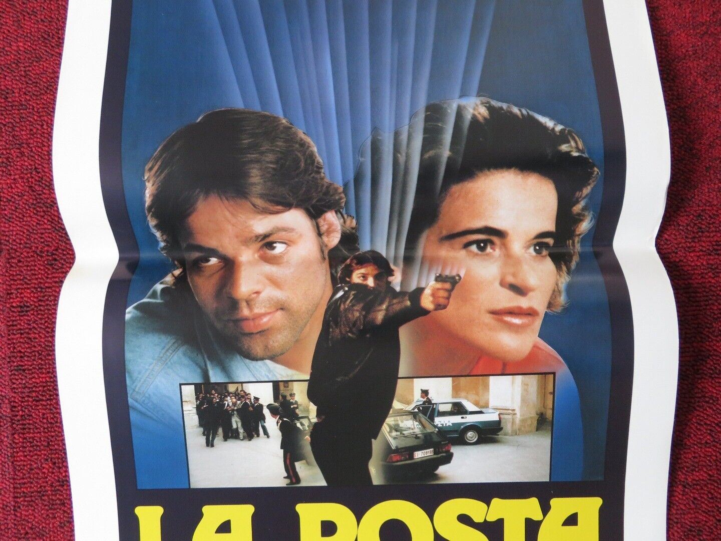 LA POSTA IN GIOCO  ITALIAN LOCANDINA (27.5"x13") POSTER LINA SASTRI 1988