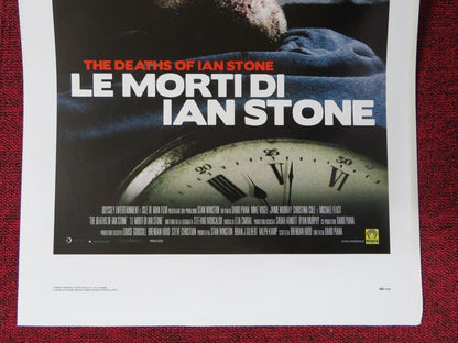 THE DEATHS OF IAN STONE  ITALIAN LOCANDINA (27.5"x13") POSTER MIKE VOGEL 2007