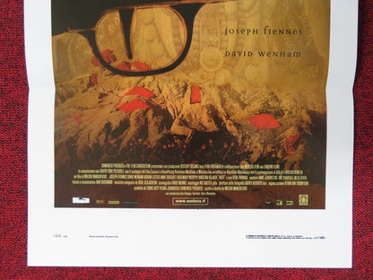 DUST  ITALIAN LOCANDINA (27.5"x13") POSTER JOSEPH FIENNES DAVID WENHAM 2001